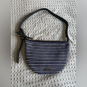 rag & bone Mercer Raffia Hobo bag Blue mix BNWOT